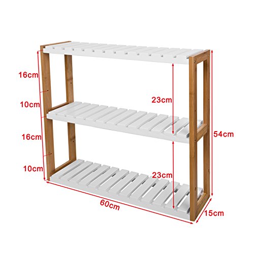 Haotian Wall Shelves,Wall rack,Wall Cabinets ,Wall-Mounted Cabinets ,Storage Racks, Hanging Entryway Shelf,Storage Shelf ,and Coat Rack Wall Shelf with Hooks (FRG28-WN)