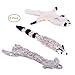 PAWZ Road Dog Chew Toy No Stuffing Squeaky Dog Toy 3 PCS Durable Dog Plush Toy