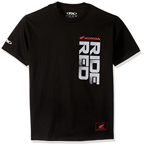Factory Effex Honda 'Ride Red' Vert T-Shirt (Black, Medium)