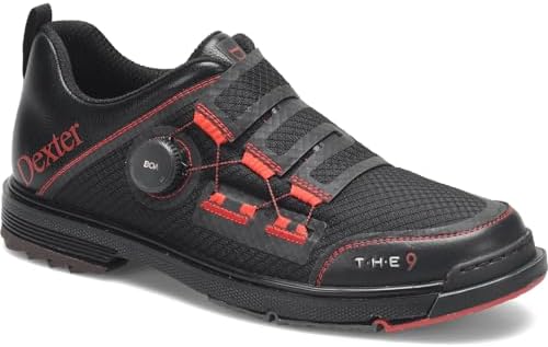 Amazon.com: Dexter Men's THE 9 Stryker BOA Bowling Shoes Black/Red