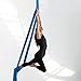 Kurma Yoga Aerial Silks Equipment for Acrobatic Flying Dance, Includes All Hardware, Fabric and Guide (Red 9 Yards)