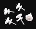 yueton 50pcs Mini Wall Mount Non-Mark Hooks Picture Photo Frame Hangers