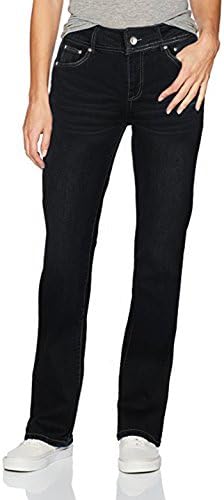 naafii Women's Plus Size Totally Shaping Stretch Bootcut Jean Luscious Curvy Basic Denim Jeans