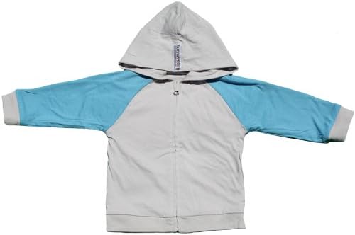 Turnovers Reversible Zip Hoodie 3-6 Months Blue/White
