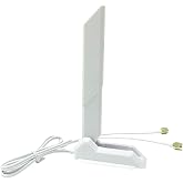 HSSDTECH WiFi 6E Antenna for GIGABYTE B650 AERO G/B650 Elite AX AMD | B650 ATX/B650 Elite AX ICE/B650 Elite AX V2/B650 Eagle AX/B650 Gaming X AX,Tri Band RP-SMA Connector Dual-Band,2T2R 2.4/5G/6G