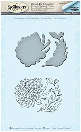 Spellbinders "Chysanthemum" Stamp and Die Set, Multi-Colour, 23.7 x 15 x 0.7 cm - Image 4