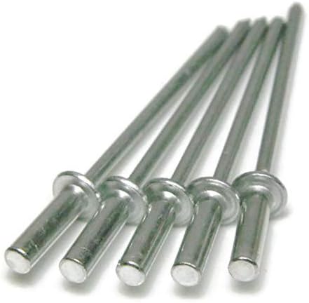 Closed End Sealed Pop Rivets 3/16#6CE Aluminum Blind Rivets 6-4, 3/16" x 1/4" Grip (0.188-0.250) Qty 100