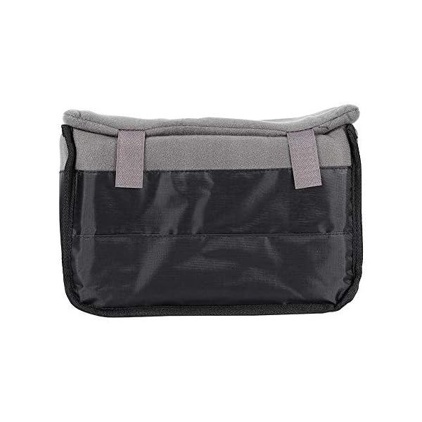 Maranon Gepolsterte Kameratasche, tragbare DSLR-Kameraobjektive Protector Divider Case mit einfacher Trennwand, weich, feuchtigkeitsbeständig, stoßfest, 28 × 14 × 18 cm – Bild 8