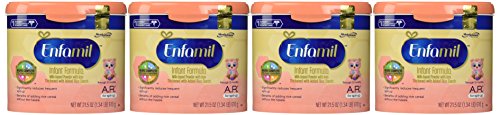 Enfamil A.R. for Spit-Up Baby Formula - Powder - 21.5 oz - 4 pk (Best Formula For Reflux And Spit Up)