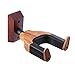 PUNK Auto Lock Safety Wooden Wall Mount Holder, Classical, Electric, Acoustic, Guitar Bass Hanger