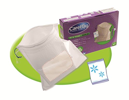Carebag Travel Kit - 3 Vomit Bags & 3 Refreshing Wipes