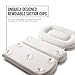 Stock Your Home Luxury Spa Bath Pillow Mat Features 3 Panel Nonslip Jacuzzi Pillow with Removable Suction Cups and Extra Thick Foam Cushion Providing Head Neck & Back Support for Ultimate Relaxation