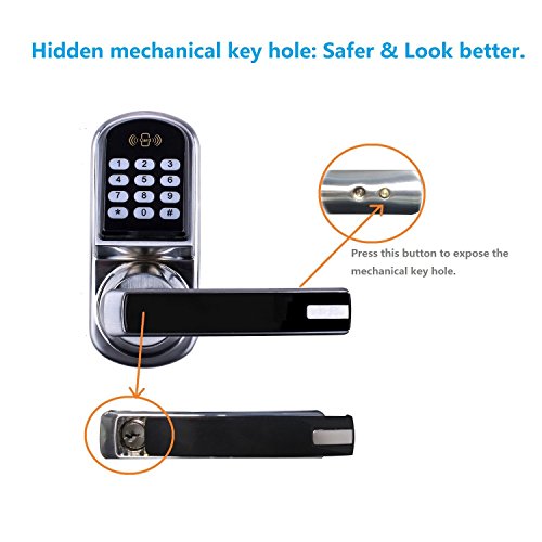 ARDWOLF A30 Smart Keypad Door Lock, Keyless Entry Digital Electronic