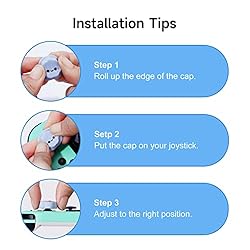 JINGDU Thumb Grip Caps for Nintendo Switch Joy