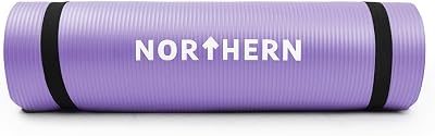 Fashion Thirsty NORTHERN Yoga Mat 10mm Thick Non Slip Large Surface