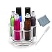 Simple_e- 10 ml(1/3oz) Roll on Glass Bottle Set of 6 Blue,Black,Brown,Pink,Green for Essential Oil Empty Aromatherapy Perfume Bottle - Refillable with Stainless Steel Roller Ball + Clear Holder