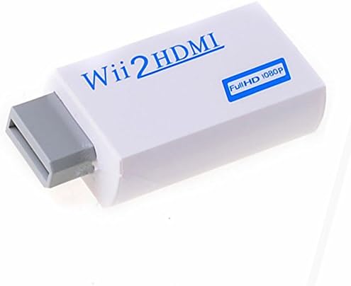 EaseBuy Wii to HDMI Converter Audio Video Adapter with 3.5mm Audio Jack Support 480P signal to 720P/1080P HDTV Monitor Projector