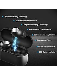 Bluetooth Headphones, Bluetooth 5.0 Earphones, TWS Wireless Headphones, Bluetooth Earphone, Sports Earbuds, Gaming Headset,HM2