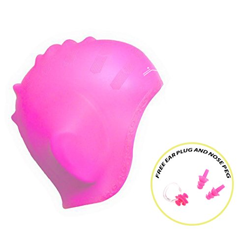 Tilz Gear Swim Cap New Improved Silicone Swimming Cap For Women