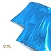 Mylar Resealable Smell Proof Ziplock Bag 7.5 x 10 cm (100, Blue)