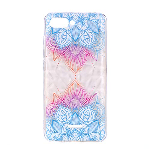 Xiaomi Redmi 6A TPU case,Embossed Varnish Painted TPU Diamond Shock Absorbing Shatter-Resistant Transparent Phone Shell for Xiaomi Redmi 6A