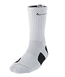Nike Dri-Fit Elite Basketball Crew Socks White X-Large