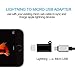 [4-Pack] HDSHIMAO Micro USB to 8Pin Adapter, [Aluminum Alloy] with Keychain Fast Charger Convert Connector Charging Converters for iPhone X XS XR 5 5S 5C SE 6 6S 7 8 Plus (Black)