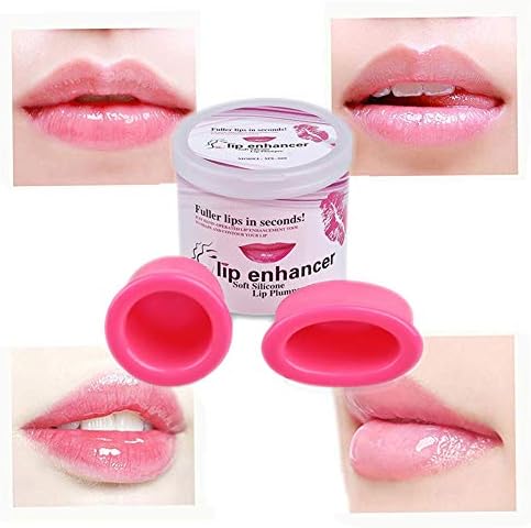 Lip Plumping Enhancer,Soft Silicone Lips Enhancer Plumper Tool Device Quick Full Lips Enhancer