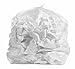 PlasticMill Heavy Duty Trash Bags - Clear Garbage Bags - Plastic Trash Liners - Tall Waste Bags, Trash Can Liners - 33-Gallon Large Kitchen Rubbish Sacs, 1.3 Mil, 33