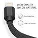 tengsu Lightning Cable iPhone Cable, 3-Pack 3.3FT+6.6FT+10FT (1M+2M+3M) iPhone Charger Nylon Braided Cable, Compatible with iPhone 7/7 Plus/6s/6s Plus/6/6 Plus/5/5S/5C/SE/iPad and iPod,iOS Devices