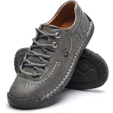 alcubieree Mens Leather Casual Shoes Comfortable Fashion  display picture 1