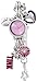 Disney Women's TK2022 Tinkerbell Pink Sunray Dial Charm Bracelet Watch
