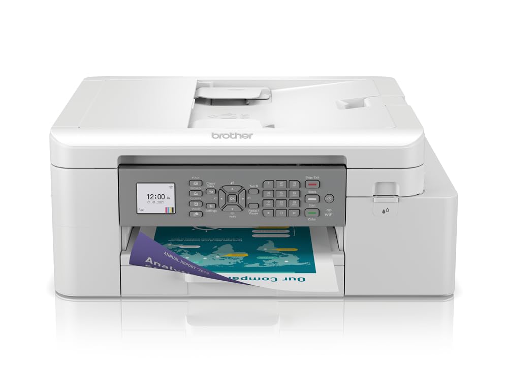 BROTHER MFC-J4335DW 4-in-1 Multifunction Colour Inkjet Printer (Printer, Scanner, Copier, Fax), Natural, 435 x 180 x 343 mm