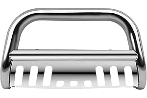 MOTORHOT 3" Grill Bumper Bull Bar Guard Compatible With Chevrolet Avalanche 1500/Silverado 1500 Classic/Silverado 1500/Tahoe/Suburban 1500 and GMC Sierra 1500/Yukon XL 1500/Sierra 1500 Classic/Yukon