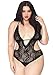 Leg Avenue Women's Sexy Plus Size Halter Teddy