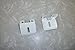 Alta and M&B New Style Snap In Metal Duette Brackets 1 Pair 3/8