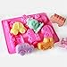 Yunko 6 Cavity Thomas Train and Cute Car Cake Pan Baking Silicone Dessert Chocolate Mold Cookie Mold Pudding Jelly Mold