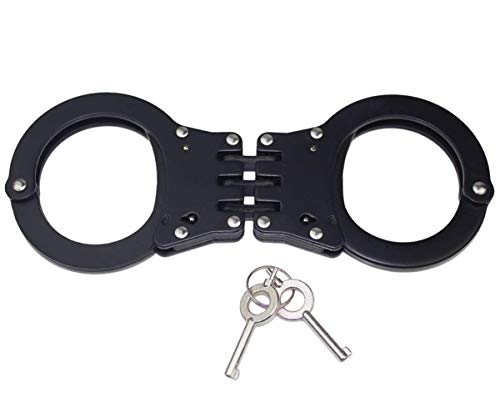 Yoghourds Handcuffs, Adjustable Double Lock Police Edition Cuffs for Security Guards, Law Enforcement