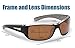 Flying Fisherman Helm Polarized Sunglasses, Black-Crystal Gunmetal Frame, Amber Lenses