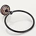 MANCEL Bathroom Towel Ring Oil rubbed Bronze for Kitchen Office Wall Mounted Brass Towel Holder
