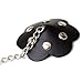 Flyrose Rave Pasties Reusable Silicone Leather Adhesive Nipple Cover Pasties Bra With Metal Chain