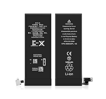 Pro-Mobile Ersatz Akku für Original Apple iPhone 4S 1430mAh inkl.Klebestreifen und Reperaturwerkzeugset Batterie Battery Hand