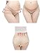 PIDAY Women's Under The Bump Cotton Maternity Hipsters Panties Multi Pack