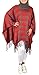 Peach Couture Turtle Neck Checkered Winter Poncho Sweater Pullovers with Fringes