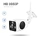 FREDI HD Wifi Wireless 1080P Bullet IP Security Surveillance Waterproof Camera Night Vision Motion Detection At/Leaving Home Surveillance Camera for Outdoor Home & Business,Up to 128G SD(not include)
