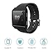 Fitbit Ionic Case Replacement Accessories Slim Rugged Cover Shock Proof Frame Protector for Fitbit Ionic Smartwatch (Black)