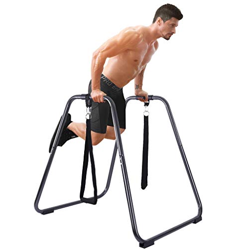 Dip Bar Fitness Station Heavy Duty Dip Stand Bars Strength Power