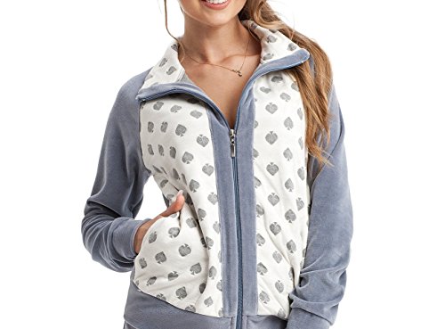 LEVERIE-Trendiger-Damen-WellnessanzugHausanzugTrainingsanzug-mit-stylischer-Sweatjacke-bequemer-Hose-Made-in-EU