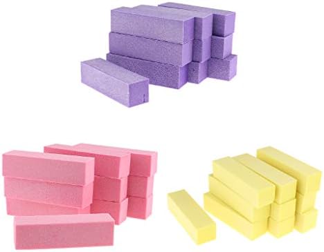 Perfeclan 爪やすり 爪磨き ４面ブロックバッファー ジェルネイル用ファイル 研磨スポンジ 高