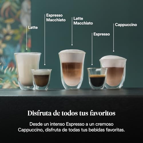 De'longhi dedica - cafeteira com bomba de aço inoxidável para café moído ou cafeteira de dose única, cafeteira expresso e cappuccino, tanque de 1,3 litros, sistema anti-gotejamento, ec685.w, branco